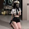 JIMIKO woman sexy cosplay stewardess costume skirt waistless temptation female pilot professional hot lingeries erotic outfit