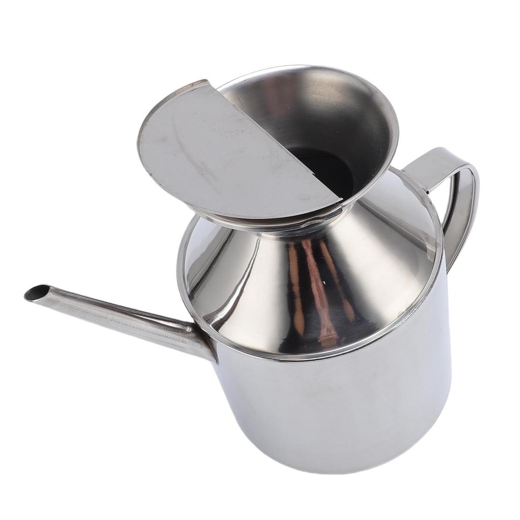 Olive Oil Dispenser Can Stainless Steel   Spout  Proof Easy To Clean   Pouring for Vinegar Soy Sauce