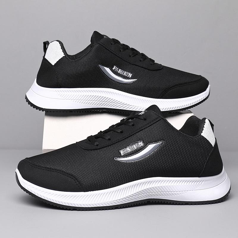 

New breathable mesh casual sports shoes lightweight wear-resistant fly-woven running shoes 39