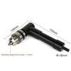 90 Degree Right Angle Electric Drill Chucks 3-claw High Precision Chuck Extension Accessories Conversion Angle Drill