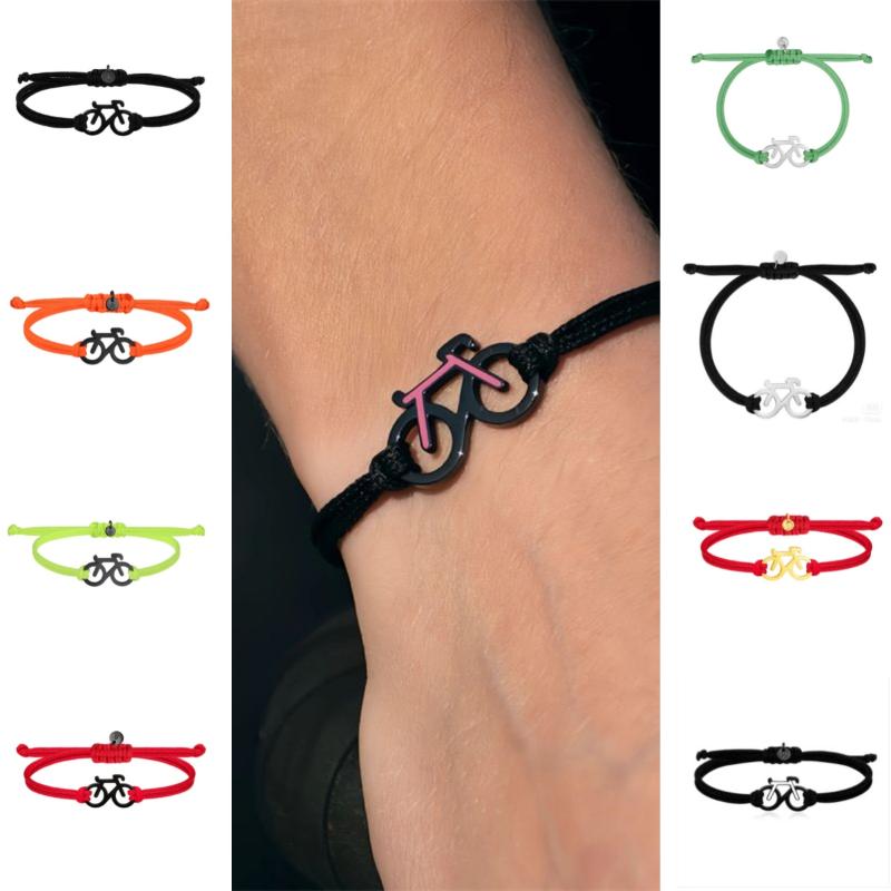 Mode Fahrrad Armband Personalisiert Sport Radfahren Peripherie Anhänger Armband Rosa Fahrrad Schmuck Accessoires Paar Geschenk
