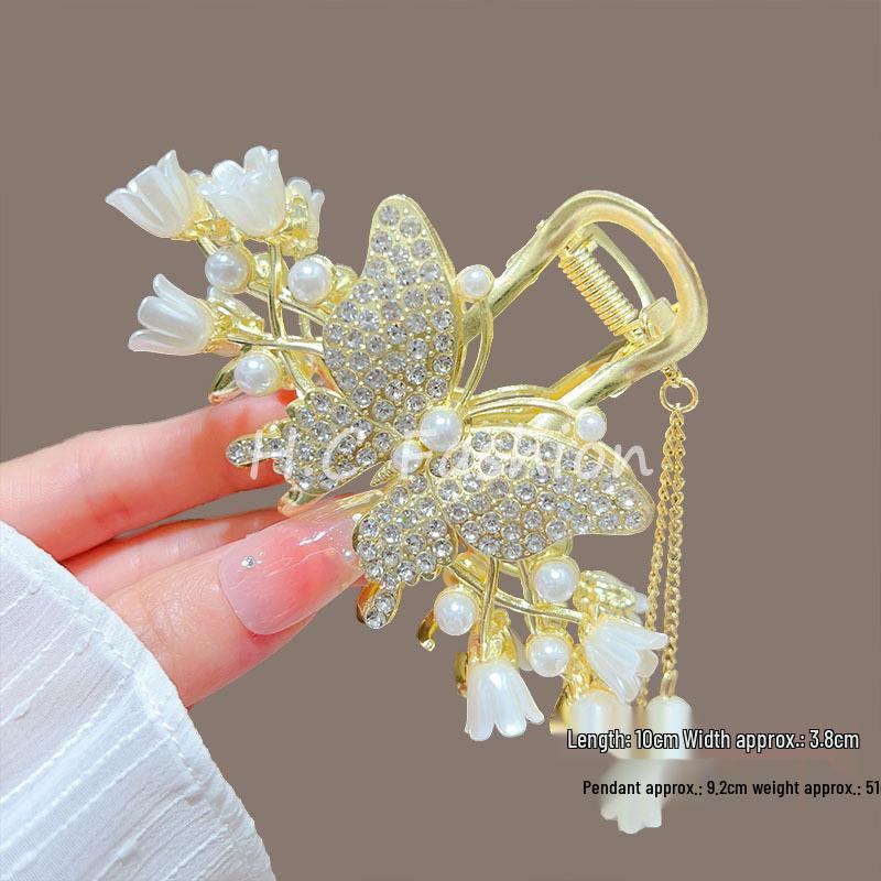 Liljekonvalj Veteax Hårnål: Damers Ny Kinesisk Stil Tofs Klämma för Eleganta Uppsättningar.