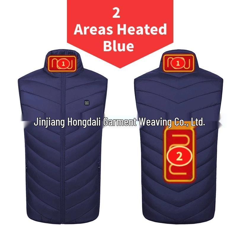 Cross-Border Smart Electric Heating Vest - Down Cotton Jacket