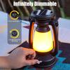 Solar Lantern Outdoor Brightness Adjustable Lanterns Rechargeable Light Solar Powered Lamp Backup Lighting For Hiking Camping