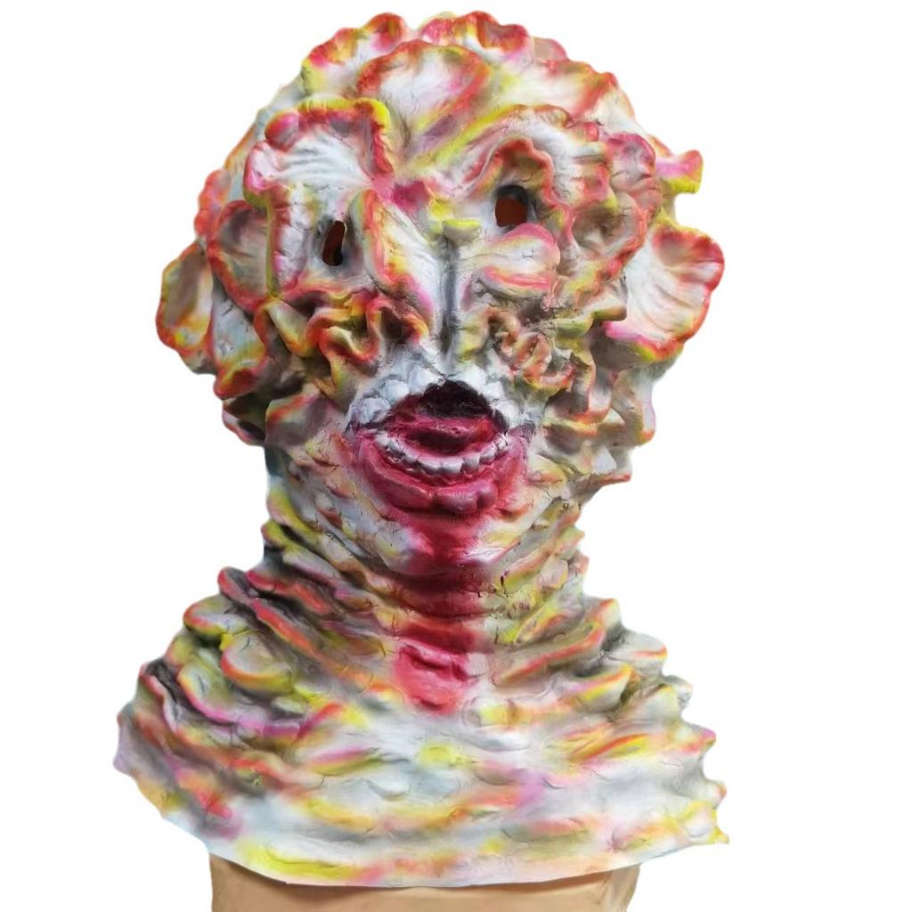 The Last of Us Latex Mask Thelastofus Halloween Horror Headgear Cos Props