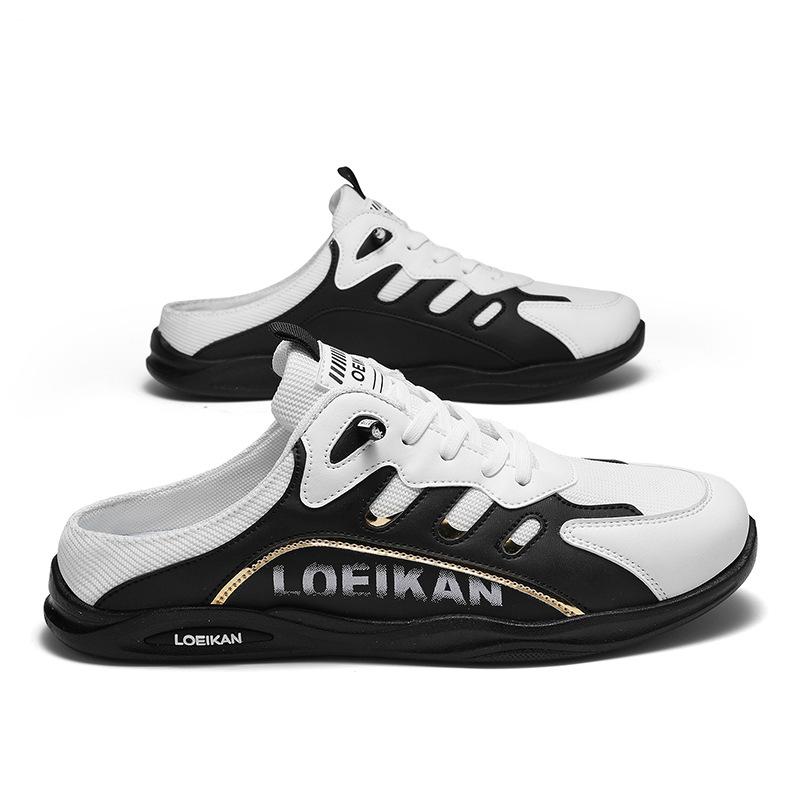 Fashion Slippers for Men Trendy Men's Flat Bottom Casual Shoes Soft Sole Support Shoes Men's Sneakers Zapatos De Hombre 2025