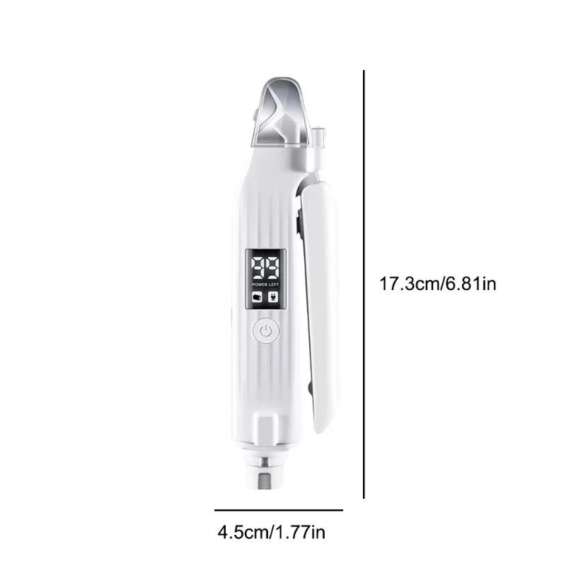 2 In 1 Electric Pet Nail Trimmer with LED Lights Pet Nail Grinder Dog Nail Trimmer and Grinder for Small Medium Large Dogs/Cats