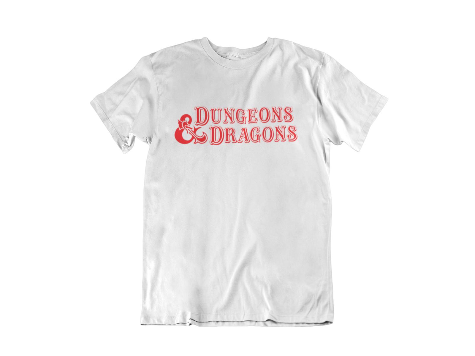 

Футболка в стиле ретро, вдохновленная Dungeons and Dragons S разноцветный