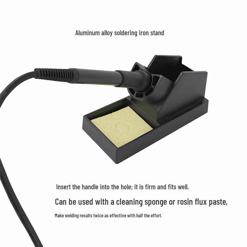 Aluminum Alloy Soldering Iron Stand for 936 Soldering Station - Metal Electric Base Bracket Placement Stand