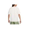 Nike Round Neck Solid Color Logo Print Short Sleeve Regular T-Shirt Men Tops White FV0376-133