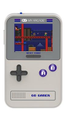 My Arcade Go Gamer Portable Electronic Game Console with 300 Full Color Screen Fun for The Entire Classic-Purple Games, 2.5" - Family(DGUN-3910)