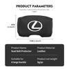 Car Seat Belt Buckle Cover Leather Protector Anti-collision Case For Lexus UX250h RX450h RX300 GX470 CT200h RX400h NX300h RX350