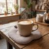 Washable Teacup Coaster Thickened Table Mat Decorative Mat Heat Resistant Coaster  Office