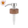 Kitchen Accessories Replacement Soap Pump Bamboo Stainless Hand Liquid Soap Dispenser Bottle Pump Head for Soap Dispenser