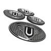 Off Road 4x4 Exterior Accessories 4Pcs Urban Logo Front Grille / Tailgate / Side Window Badge For 2020+ Land g Rover L663 Defender