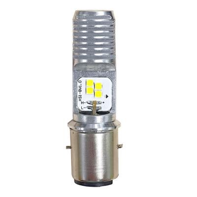 (Para Motocicletas) Faro LED Compatible BA20D H4BS, Para Motocicletas, Conmutación Alta/Baja, Sin Polaridad, Corriente Continua (CC),