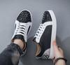 Fashion Latest Men's Fashionable Casual Rivet Board Shoes for Spring and Autumn Outdoor Sports Shoes Breathable and Comfortable Sneakers