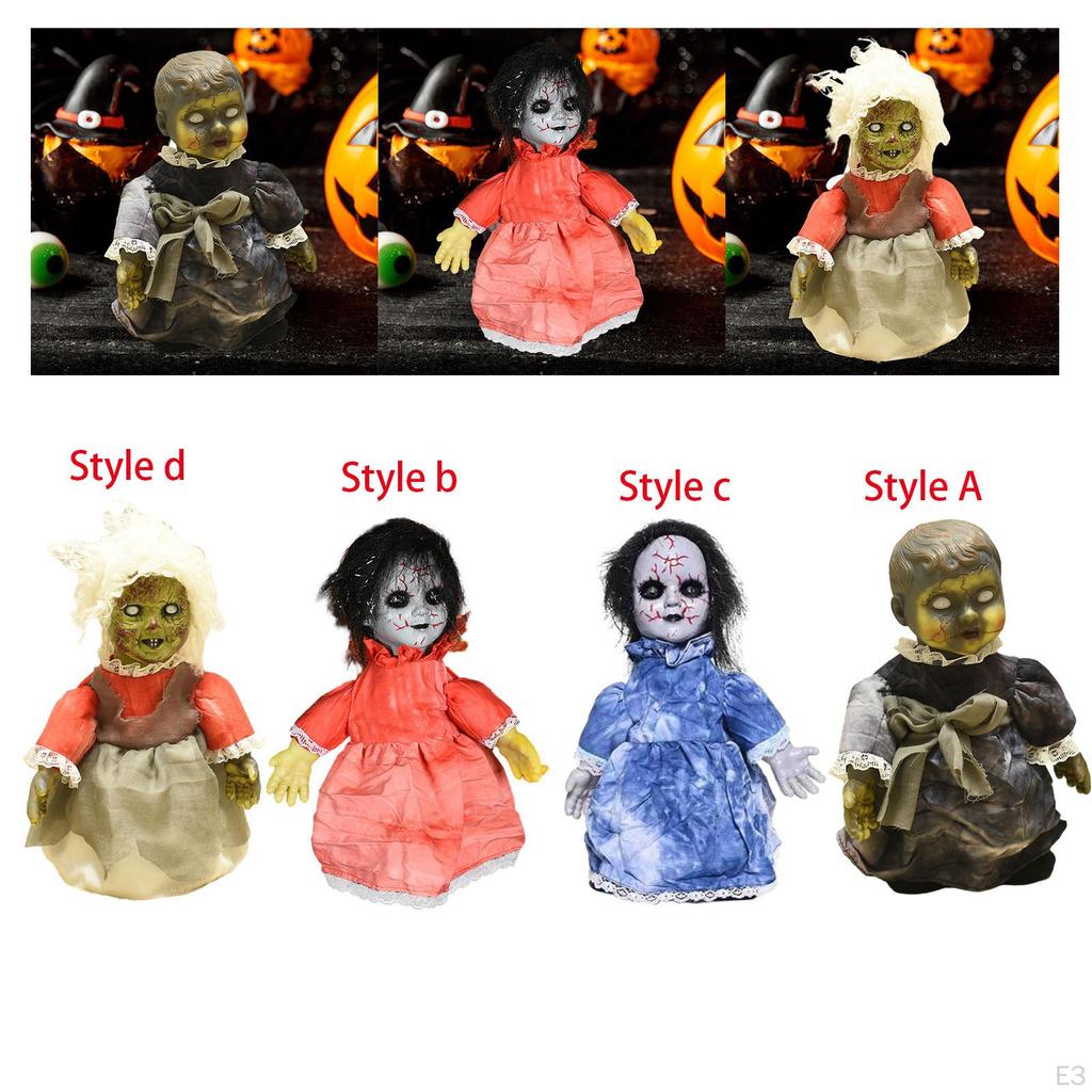 Puppe Halloween Dekorationen, Feiertagsdeko, Gruselig für Innen Außen