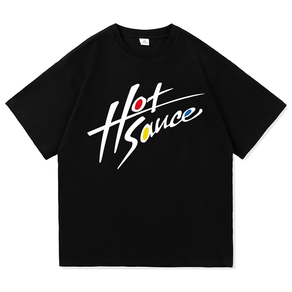 BabyMonster Hot Sauce T Shirt 2026 New Song Fashion Retro Menwomen Clothing Vintage Harajuku High Quality Tops Cotton Tshirts