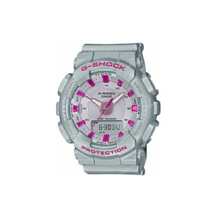 

Casio 200M Waterproof Quartz Movement Resin Strap Watch 45.9Mm Unisex watches Gray GMAS130NP8ADR Gray Dial