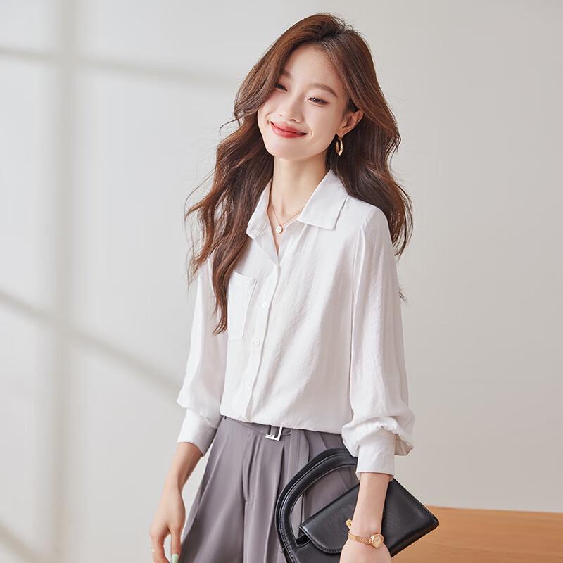 Women's Boyfriend Style Long Sleeve Shirt