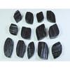 459Cts. Natural Black Tourmaline Fancy Cabochon Loose Gemstone 13 Pcs Lot C-356