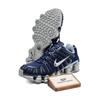 Nike Shox TL Women's Obsidian Light Armoury Blue Flat Silver Metallic Platinum Retro Mechanical Cushioning Running Sneakers IH4481-400
