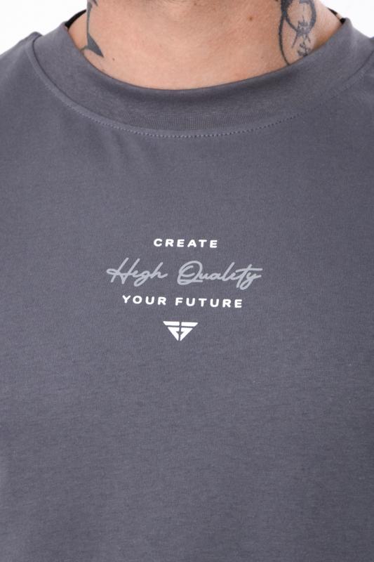 Men's Plus Size T-Shirt with Graphic Print Design, Summer 8061-001-33-1 HC