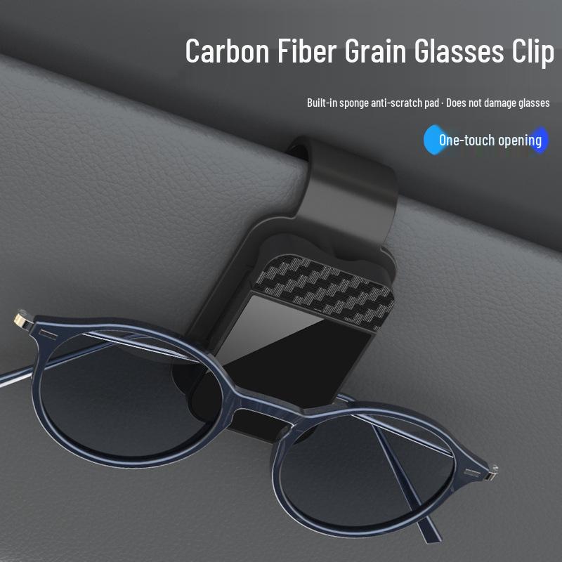 Car Sunglasses Holder: Multi-Functional Visor Clip for Glasses & Tickets