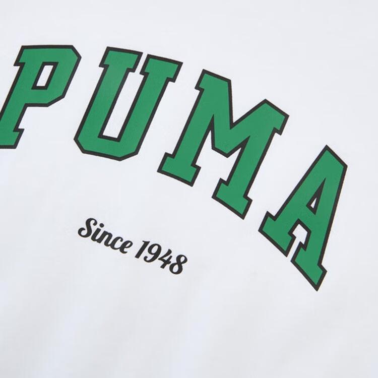 New PUMA VARSITY T Shirt Men's White 634353-02