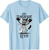Kevin - Cool Boy Name with Cute Devil - Born To Misbehave T-Shirt