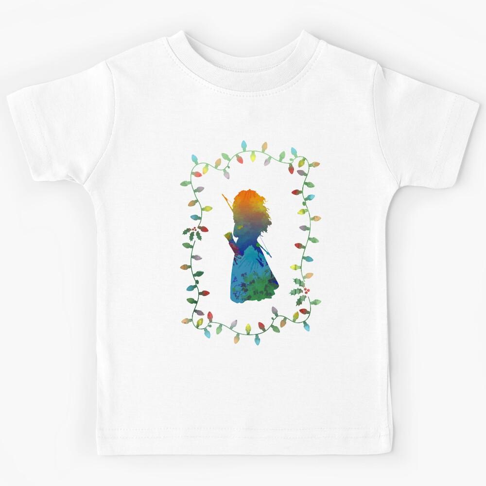 Christmas Inspired Silhouette Kids T-Shirt 120