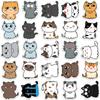 50 Cute Cat Expressions Graffiti Stickers Decorate Suitcase Guitar Notebook DIY Waterproof