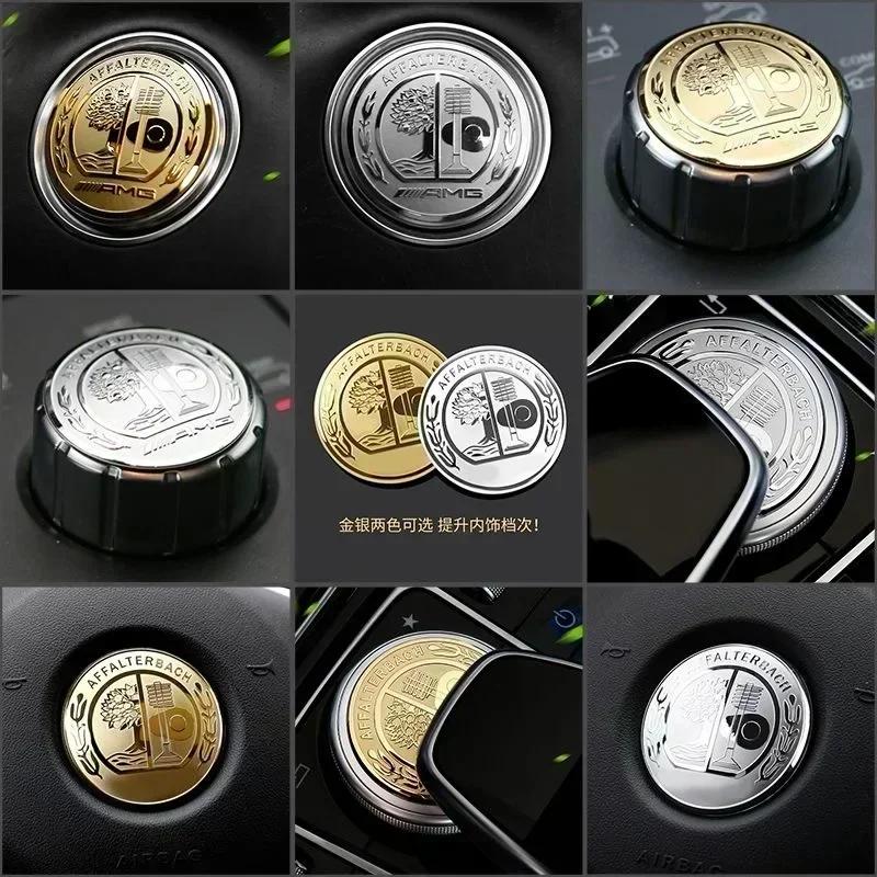 3D Sticker Emblem DecorCar Ignition Switch Start Button Cover For Mercedes Benz S205 C205 X253 W176 W213 W117 W205 GLA GLS