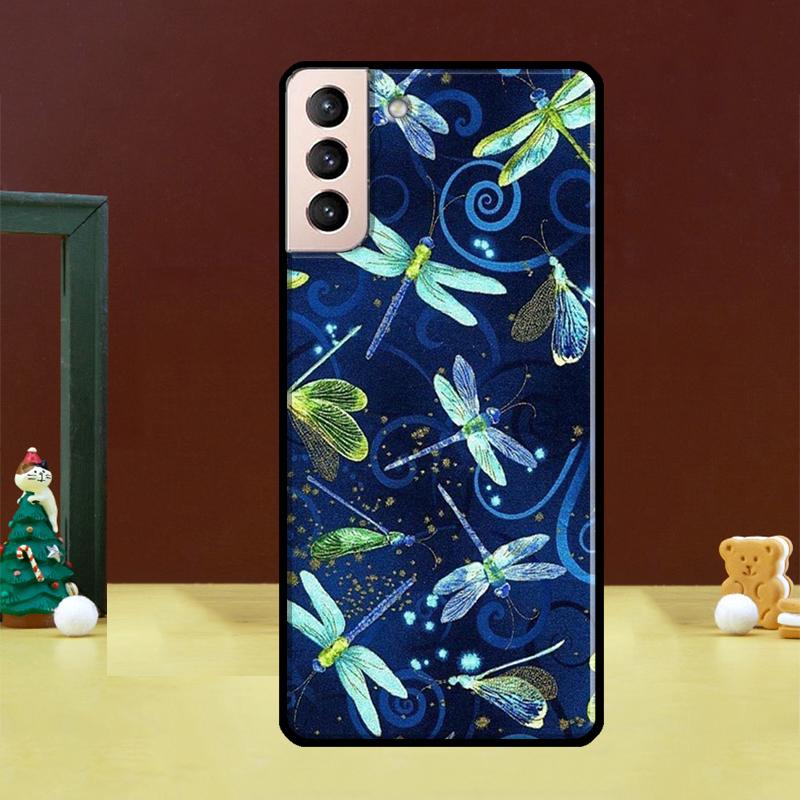 Dragonfly Animal Art Case For Samsung Galaxy S23 S22 Ultra S21 Ultra S21 FE S9 S10 Note 10 Plus S20 FE Back Cover