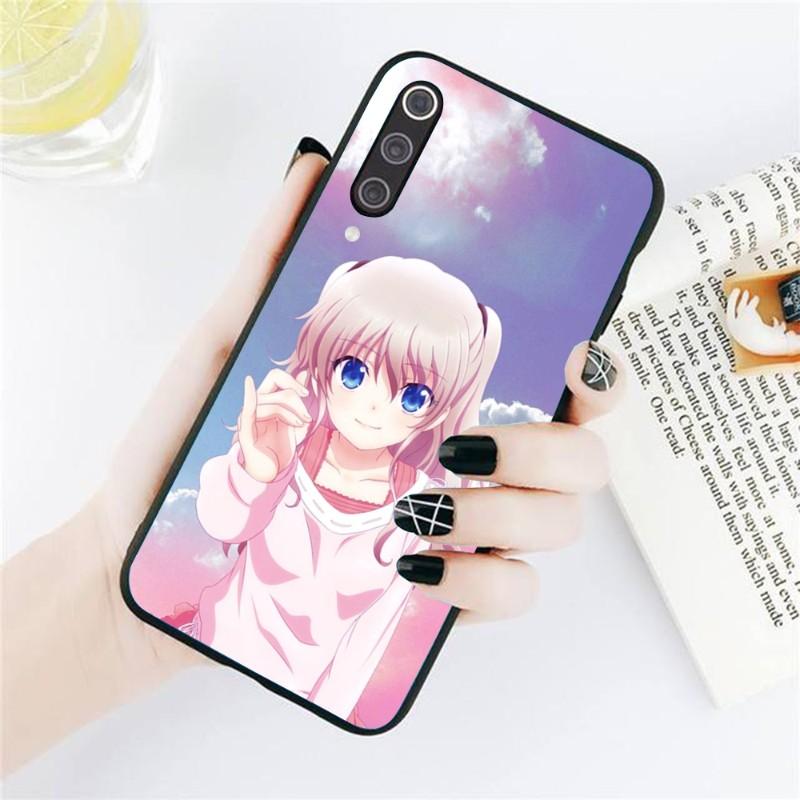 Cute GIrl Charlotte Phone Case For Xiaomi Redmi Note 11 10 9T 8 7 Pro Redmi 10 9 9A 9C 8 7 6 Soft Black Phone Cover
