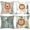 Cute Animal Patterned Cushions for Home Decor Polyester pillowcase, sofa decorative cushion cov Headboard Pillow