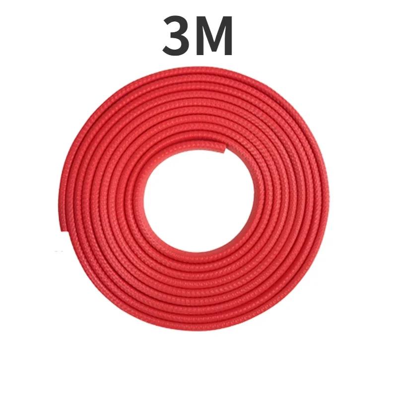 2/3/5M Car Door Anti Collision Strip with Steel Disc Bumper Trim Edge Scratch Protector Strip Sealing Guard Styling Car Decor