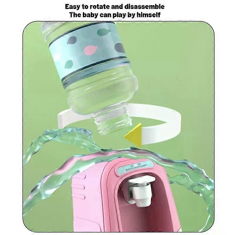1 Stück Mini-Spielhaus Cartoon-Wasserspender Drehbar und Abnehmbar Cartoon-Kindergetränkemaschine Interaktives Kinderspielzeug