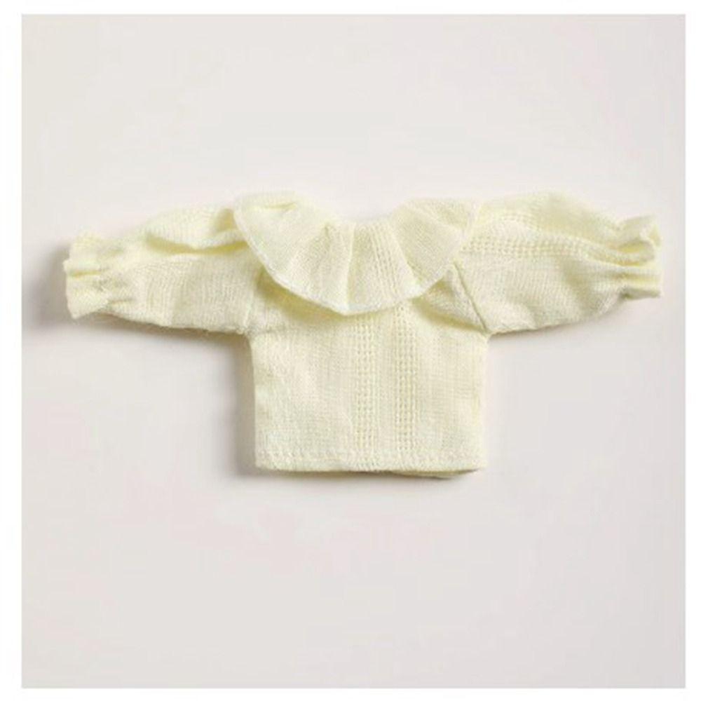 3 Colors Doll Shirt Tops Doll Clothes Accessories for 1/11 ob11 Dolls For 1/12 Bjd Dolls