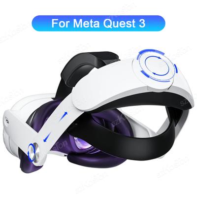 Curea Elite de schimb pentru Casca VR Meta Quest 3 Burete confortabil Curea de cap ajustabilă pentru Accesorii Meta Quest 3