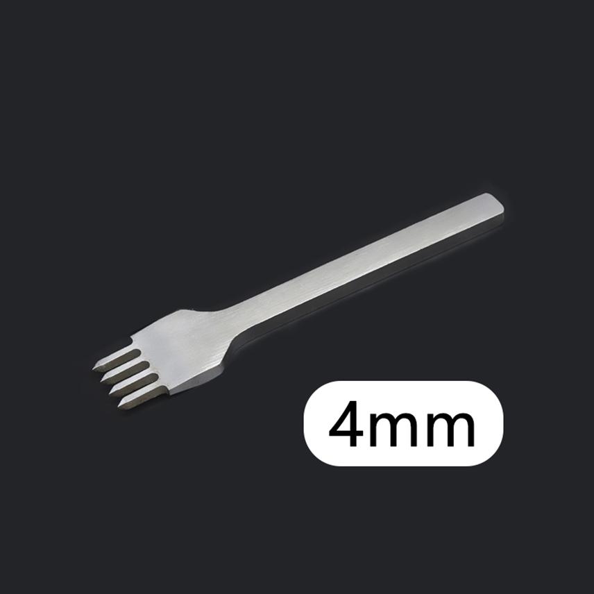 1Pc 3/4/5/6mm Leather Hole Punch Eyelets Tool Button Installer Belt Hole Puncher Work With Leather Craft Leather Goods Tools