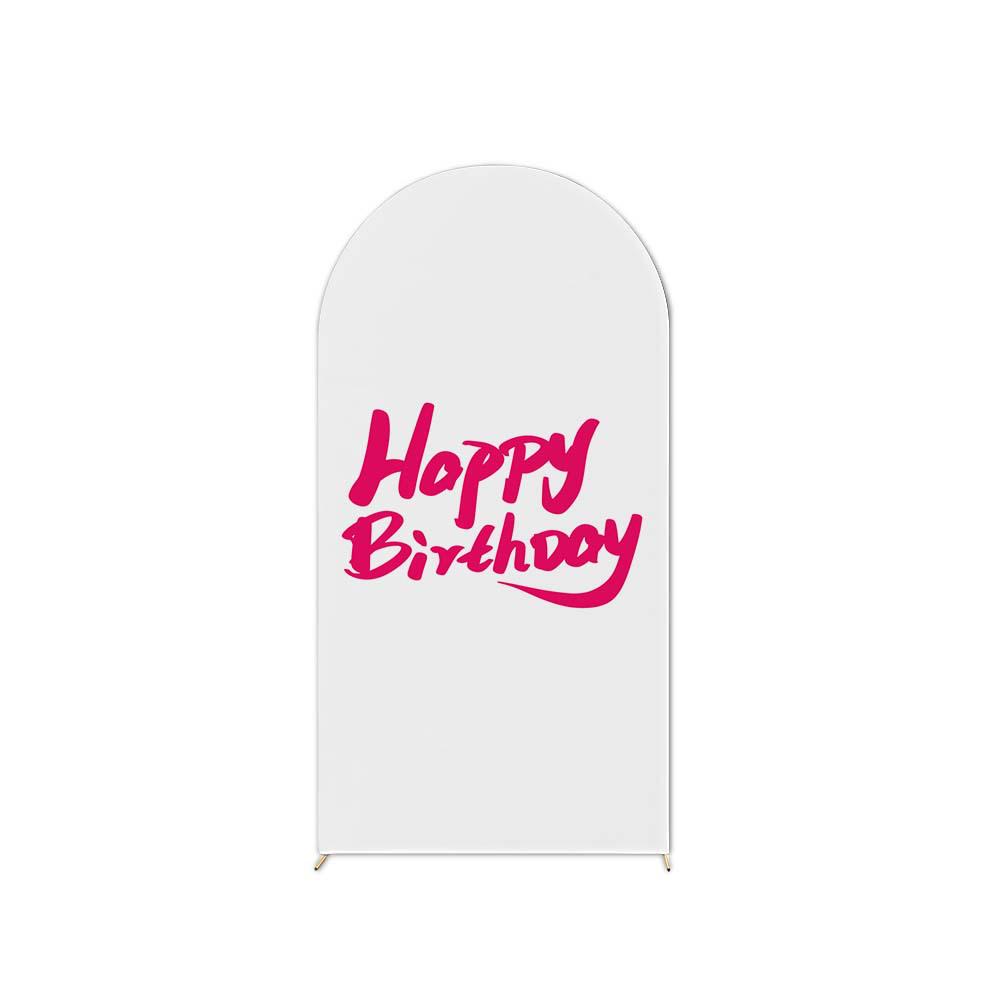 Birthday Party U-Shaped Elastic Arch Cover for Decorative Photography Scenes