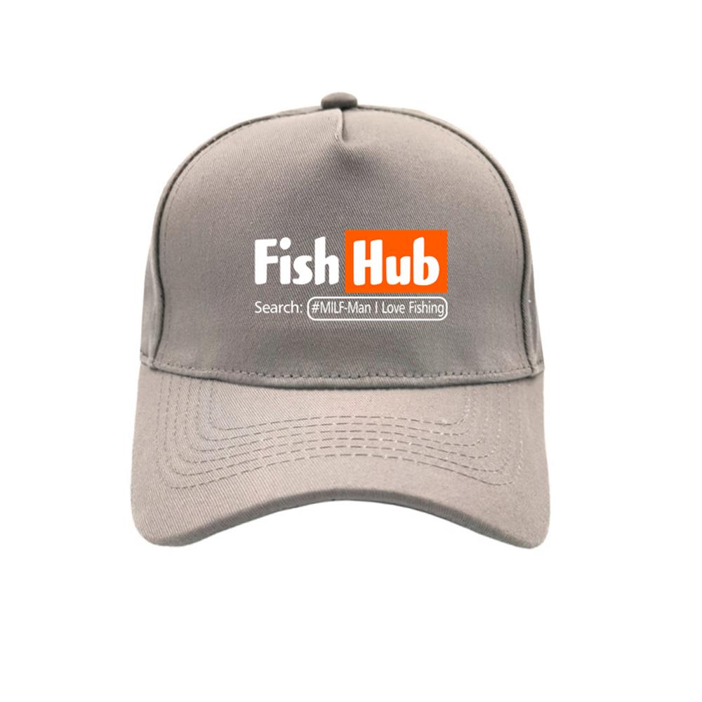 

Sunmmer Funny Fish Fishing Baseball Caps Women Unisex Adjustable Snapback Unisex Fishhub Hats MZ-499 Adjustable