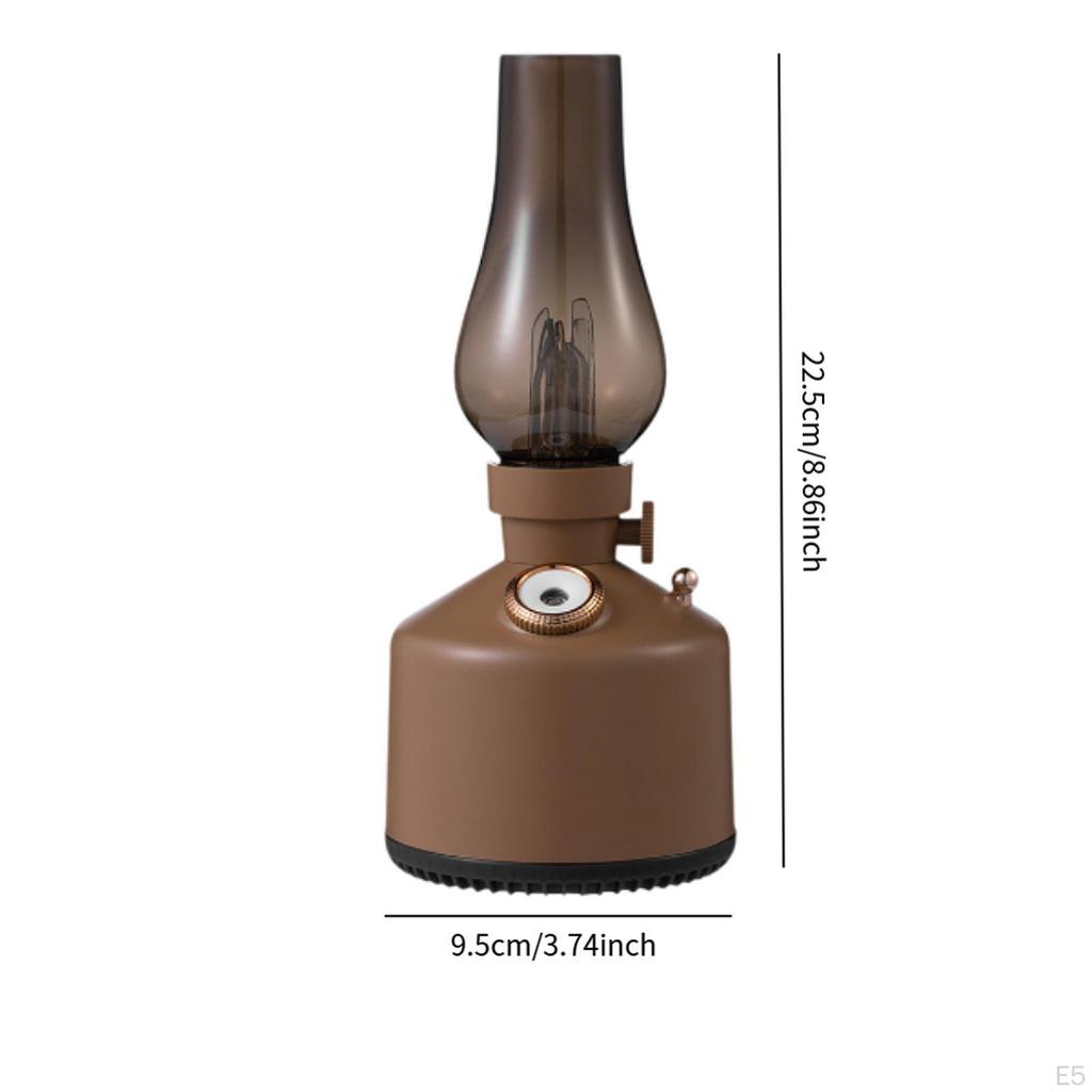 Vintage Oil Lamp Humidifier Retro Classic Night Light for Bedroom Home