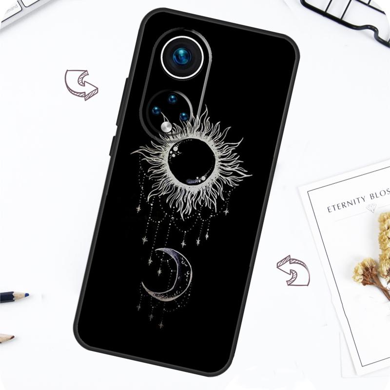 Vintage Moon and Sun Stars Case For Honor Magic 7 Lite 5 6 Pro Honor 200 50 70 90 Lite X8b X9a X8a X8 X9 X9c X9b Cover