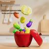 Kids' Educational Pretend Play Fruit & Veggie Cutting Set