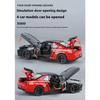 1/32 Scale GTR Skyline Alloy Car Model W/LED Lights & Sound Effects, Perfect Toy for Kids, Collectible Racing Car Display
