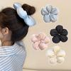 Flower Shape Elastic Hair Band Oversized Flower Flower Hair Rope Oversized Flower Scrunchie  Ladies