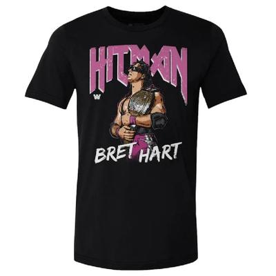 T-shirt Homme 500 Level Noir Bret Hart Hitman